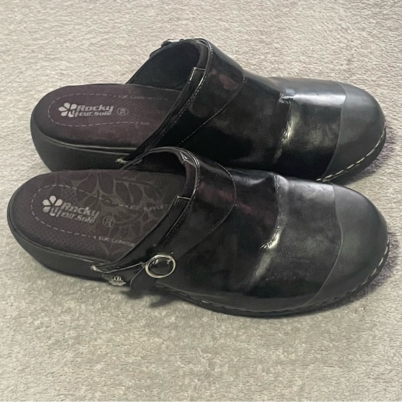 Rocky 4eursole nursing clogs size 8.5 W in black - Picture 2 of 12